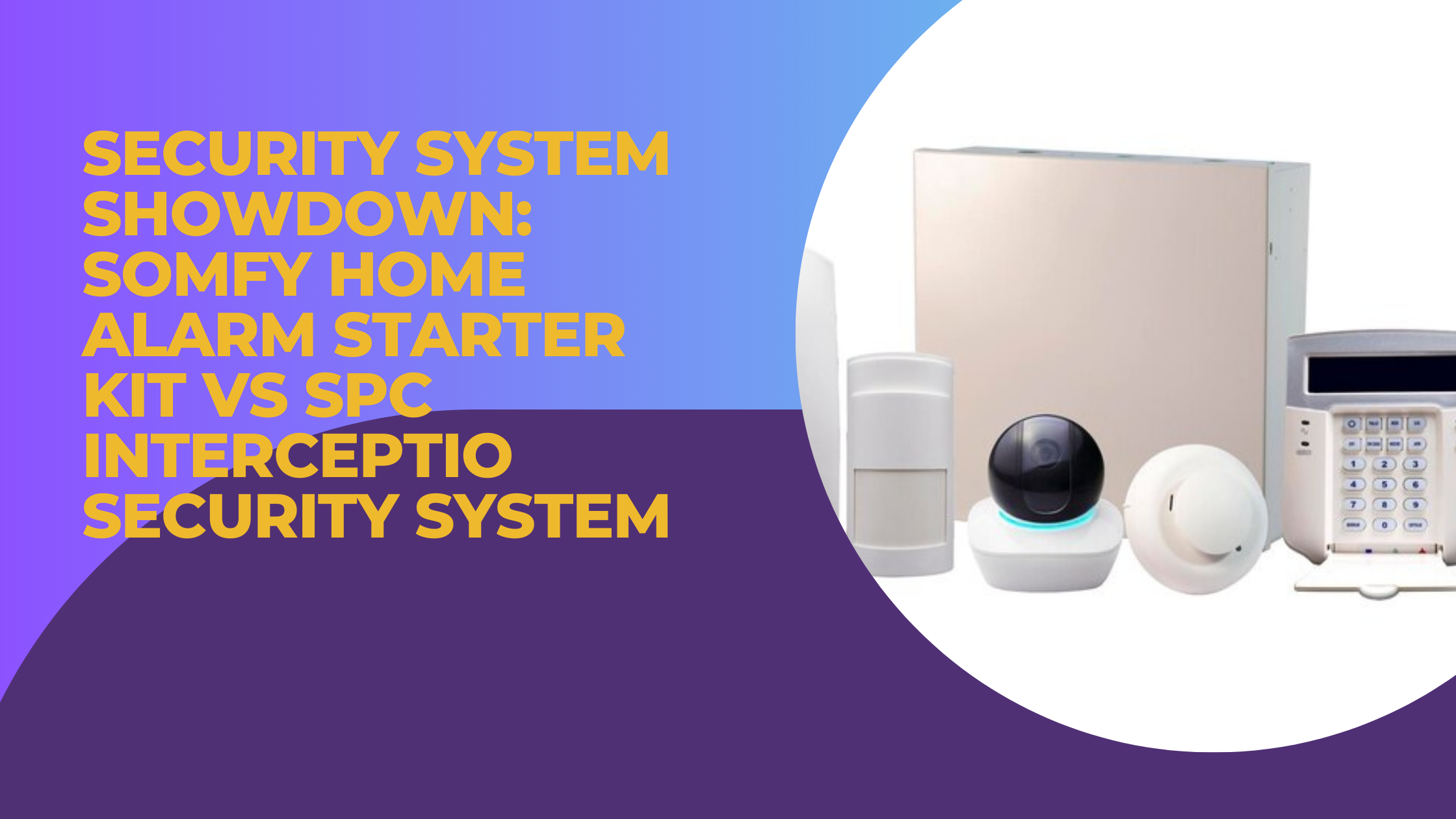 security system showdown somfy home alarm starter kit vs spc interceptio security system